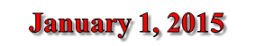 Text Box: January 1, 2015